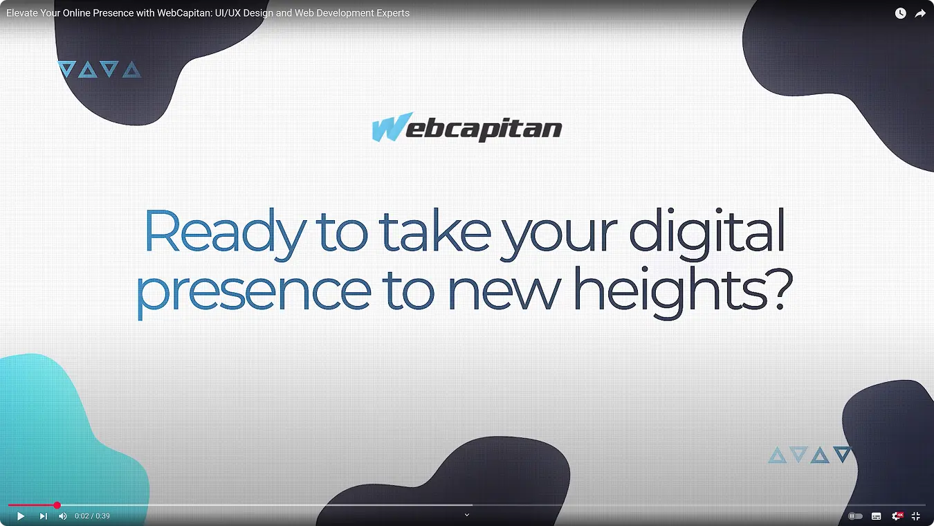 Webcapitan web design and development agency